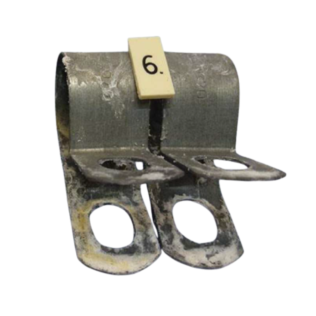 BSL P-Clip after 96 hours with minimal corrosion